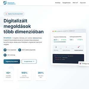 Digitalizált Működés projekt