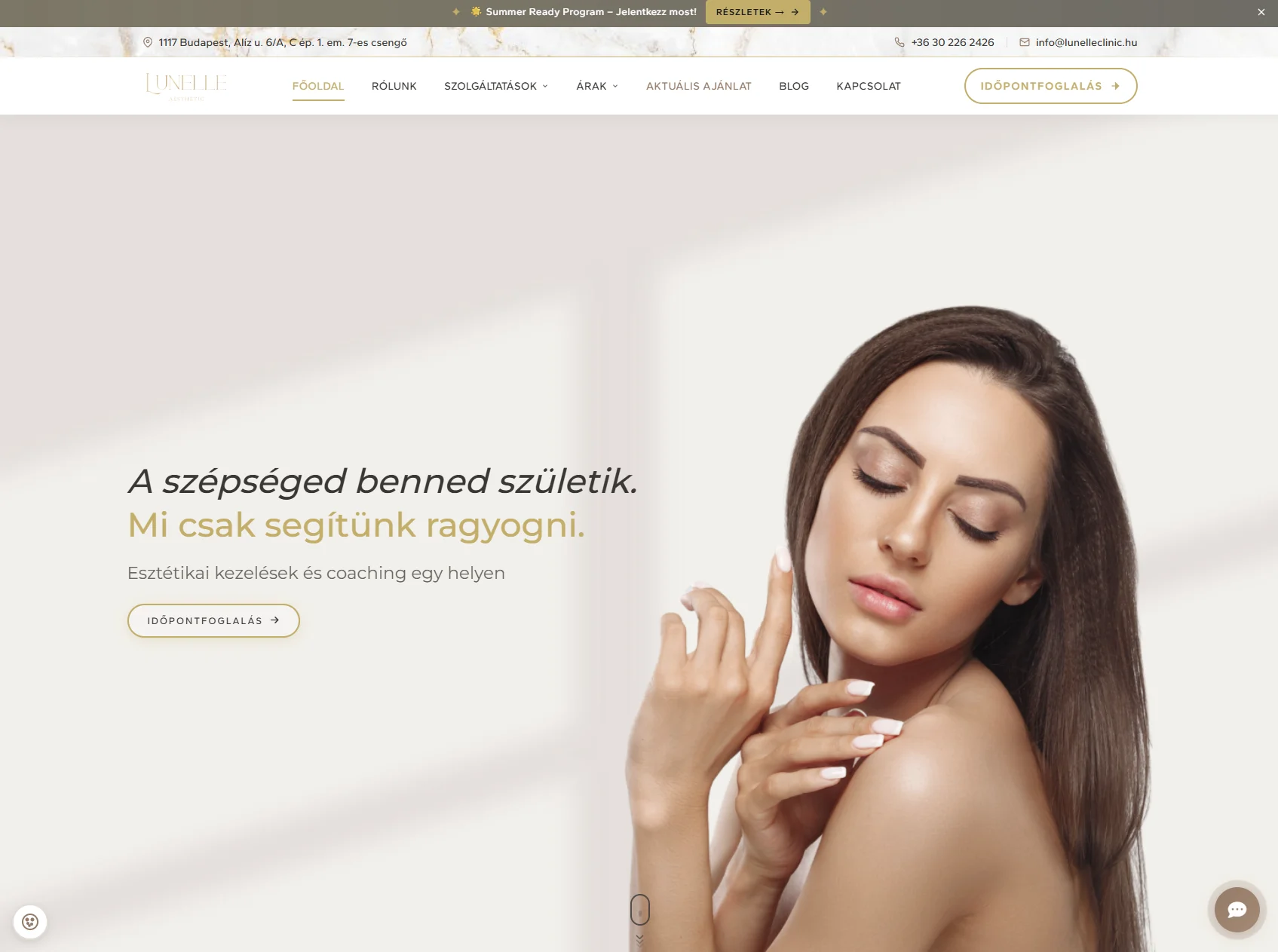 Lunelle Aesthetics prémium esztétikai klinika